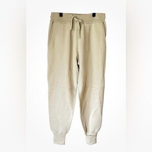 NWT -FREAK'S STORE Japan Women’s Long Cuff Pull On Joggers Cream/Tan Size Small